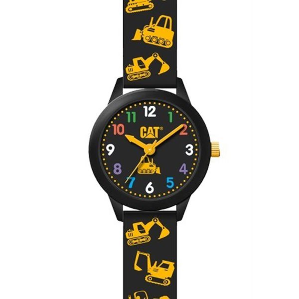 Kinderuhr schwarz