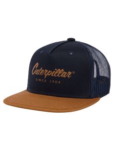 Cap Script Flat Bill navy