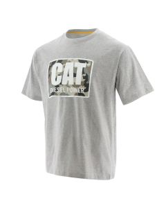 Cat® T-Shirt Diesel Power-S-Grau