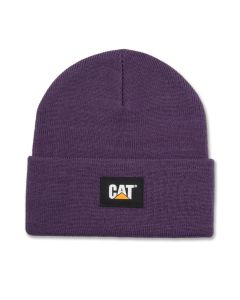 Cat® Label Cuff Beanie purple