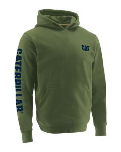 Hoodie Trademark Banner olive